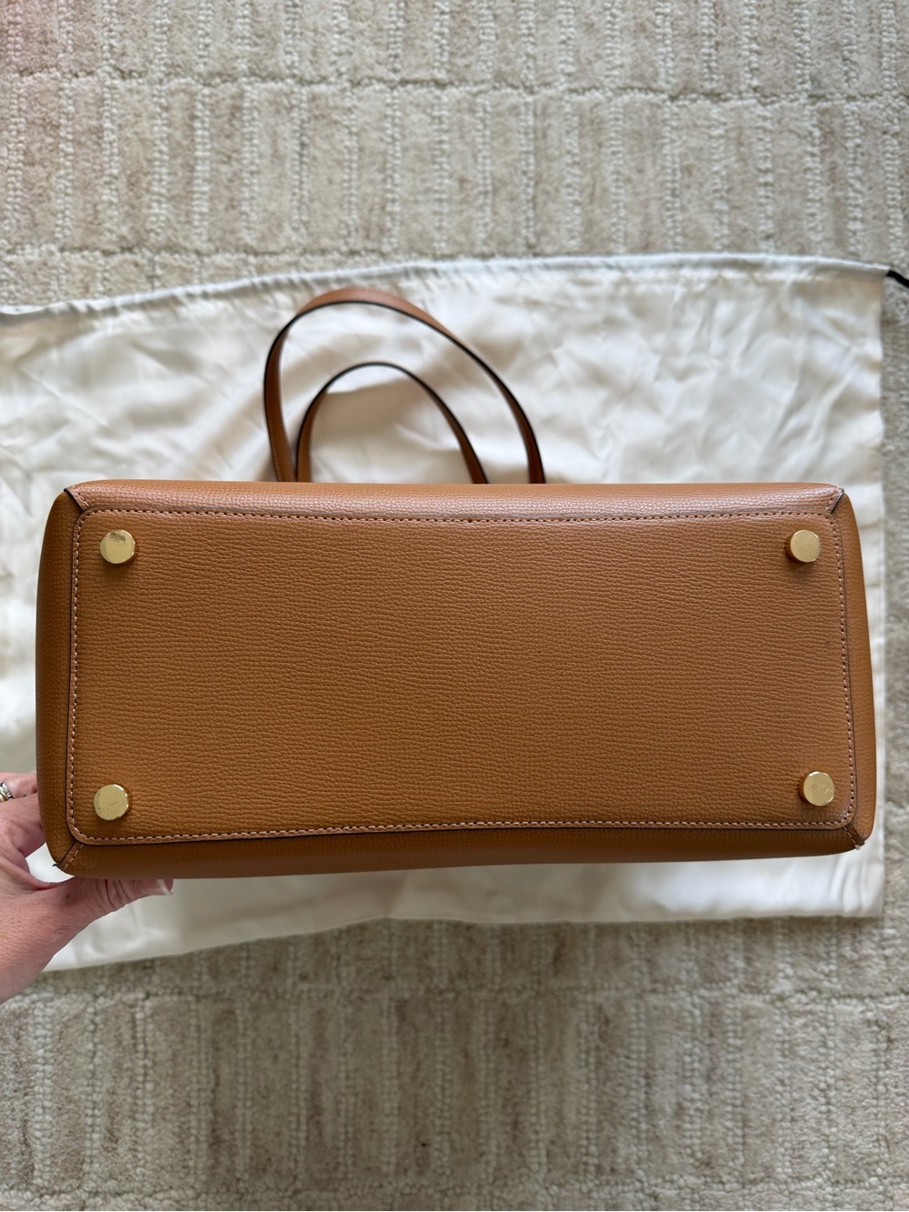 kate spade Tan Pebbled Leather Tote - Picture 10 of 16